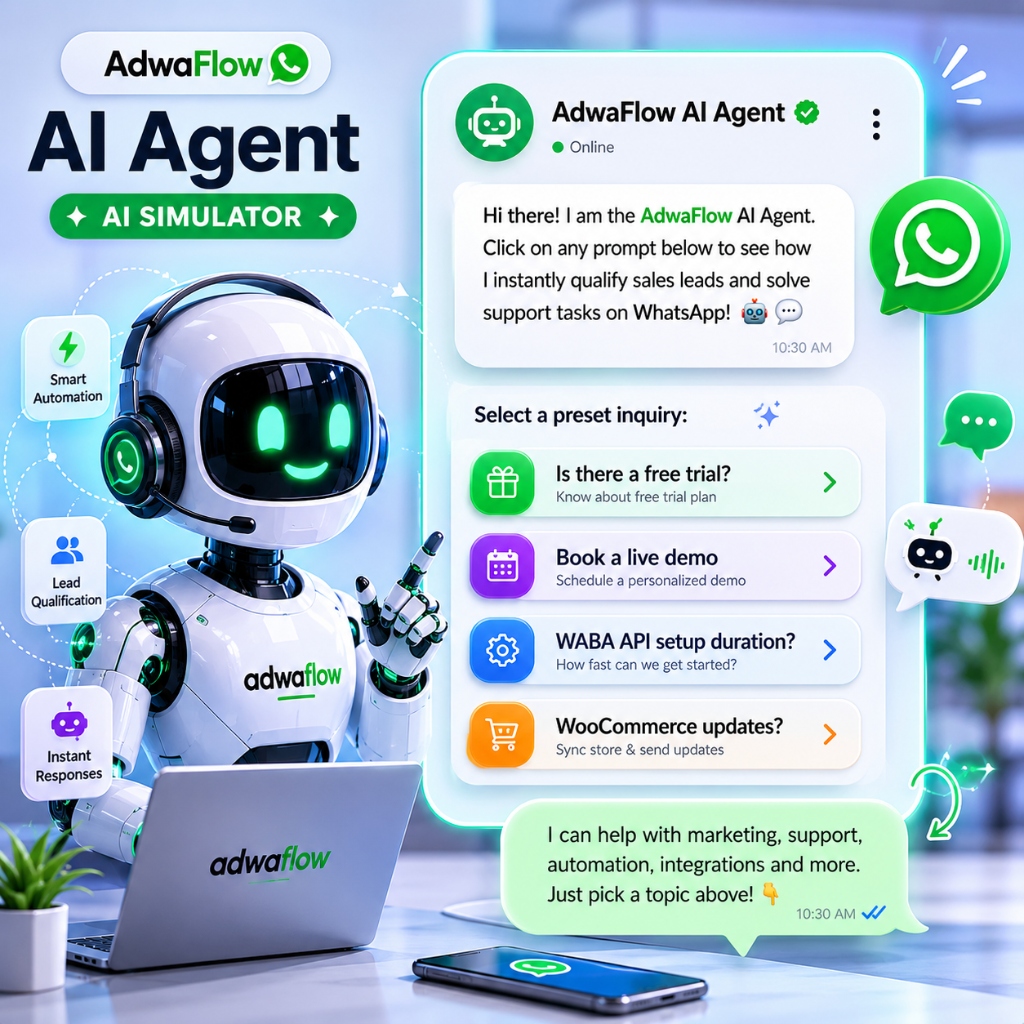 AdwaFlow AI Agent Simulator